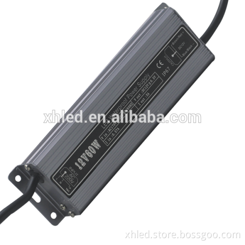 Ripple Less than 200mV Metal Shell 2 Years Warranty Waterproof 60W 120vac to 24vdc Power Supply